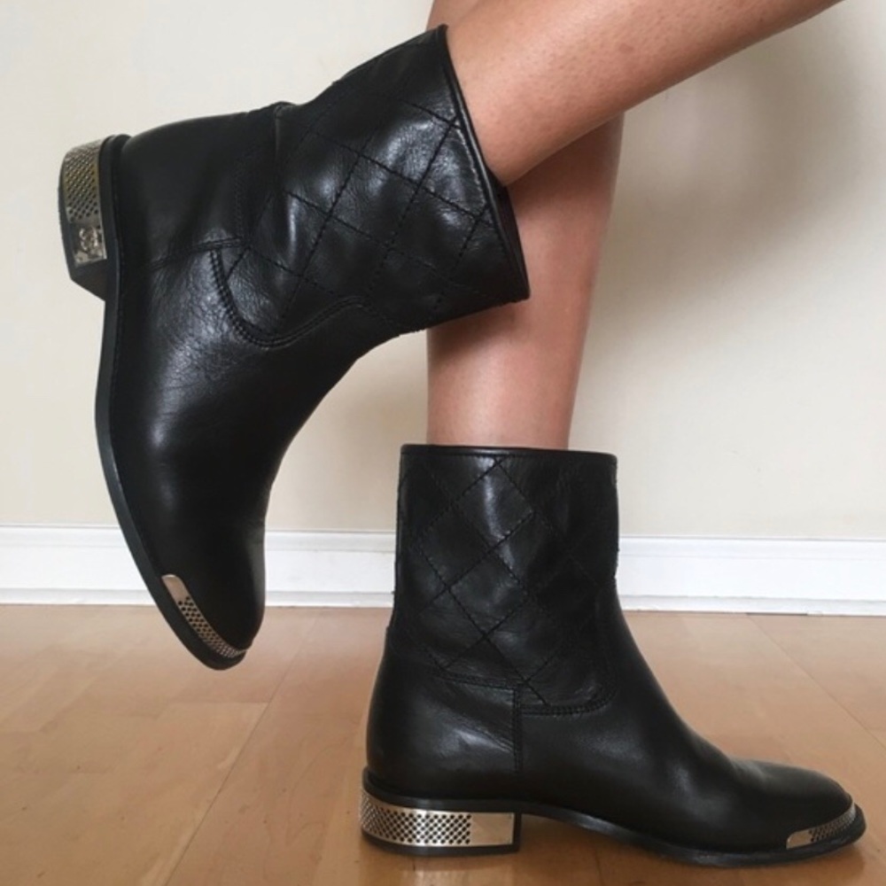 Chanel Short Quilted Ankle Boots